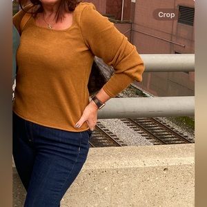 Madewell Ribbed Balloon Sleeve Top